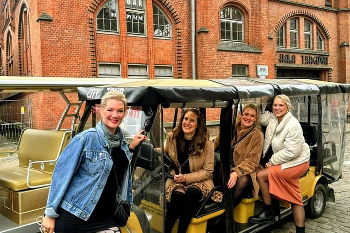 Gdansk: City Tour Sightseeing LIVE/AUDIO by Golf Cart Local Guide
