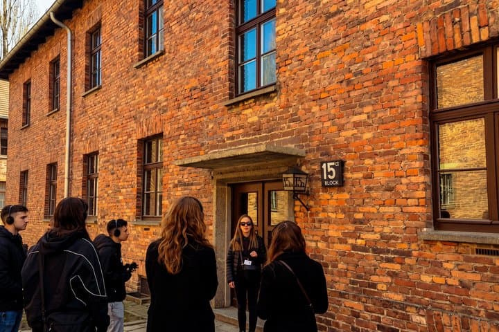 Krakow to Auschwitz Birkenau Guided Tour with Ghetto Visit