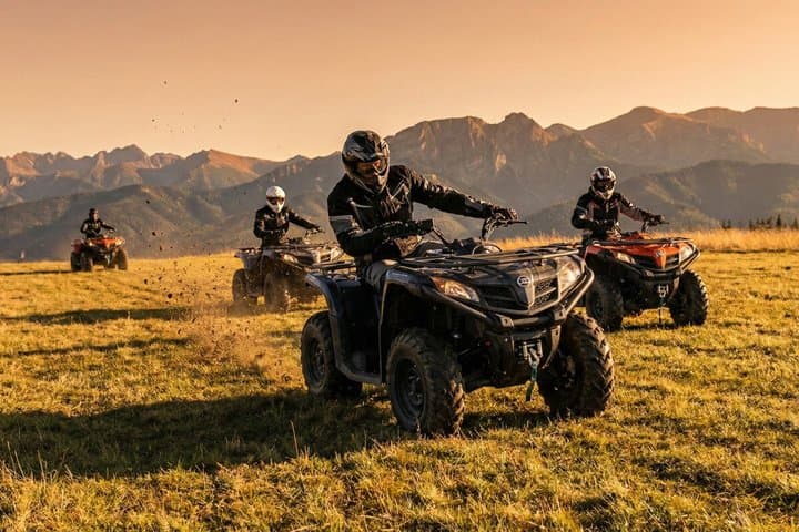 From Krakow: Zakopane Area Quad Adventure & Hot Springs Fun Tour