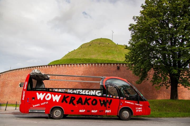 Krakow City Sightseeing Hop-On Hop-Off Bus with Audio Guide - 24h