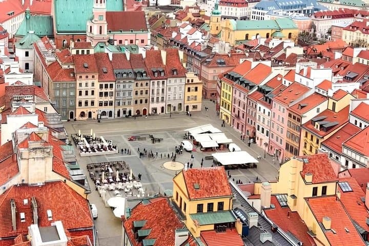 Warsaw Old Town and City Highlights Walking Tour Plus Souvenir
