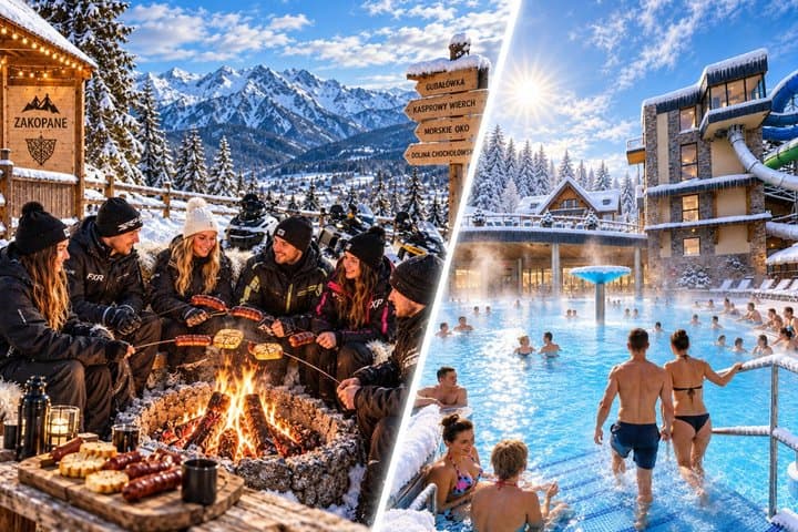 From Krakow Zakopane Snowmobile and Chocholow Thermal Bath