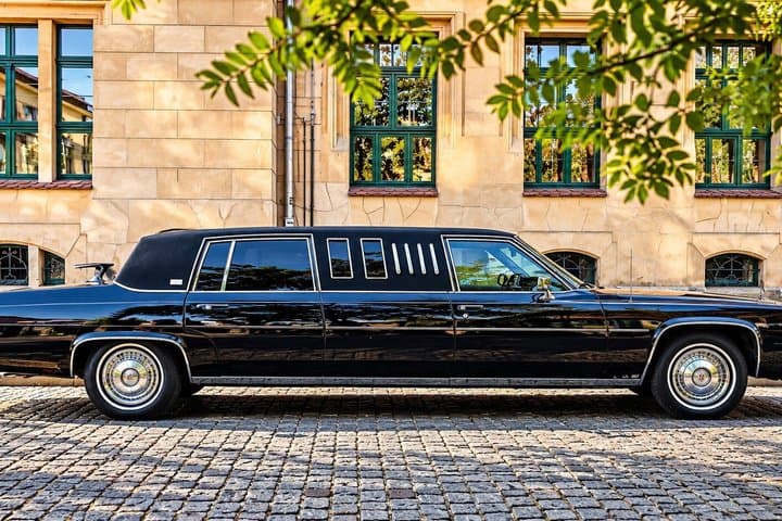 Krakow: Private Ride in a Classic 1984 Cadillac 7-meter Limo