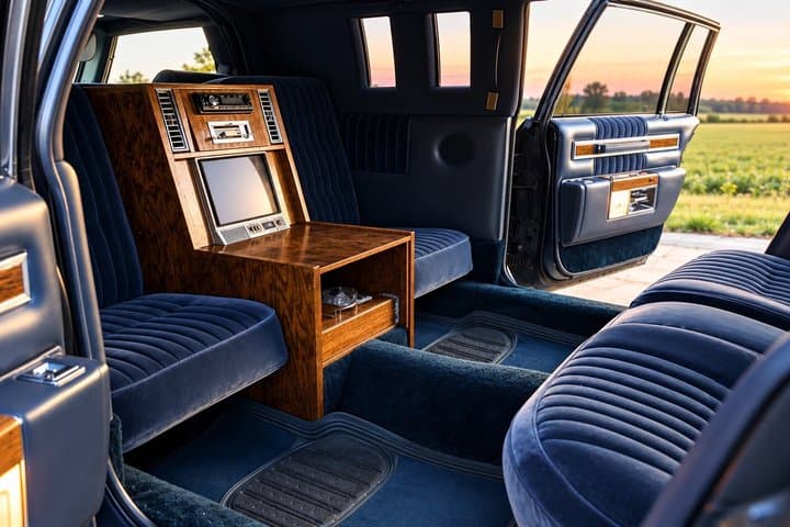 Krakow: Private Ride in a Classic 1984 Cadillac 7-meter Limo